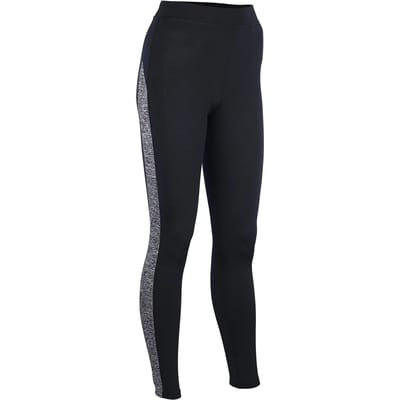 Avento Sportlegging - Dames - Zwart/Grijs mêlee - Maat 36