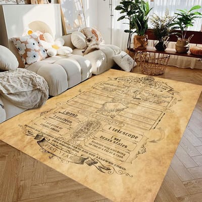 Harry Potter Hogwarts Tapijt Vloerkleed voor Huis Woonkamer Slaapkamer Bank Deurmat Decor,kinderen Speelruimte Vloerkleed Antislip Vloermat 80*120cm