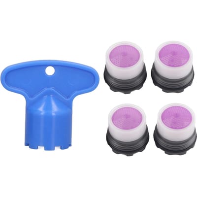 4 Stuks M16.5mm Spoelbak Kraan Beluchter 1.2GPM Debietbegrenzer Bubble Kraan Watermondstuk voor Keuken