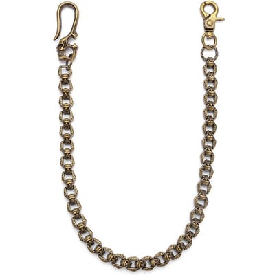 Punk Gotische Stijl Vintage Metalen Schedel Voor Mannen, Taille En Broek Ketting, Mode Accessoire gray