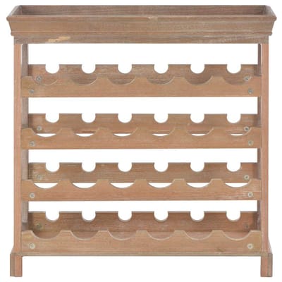 vidaXL Wijnkast 70x22,5x70,5 cm mdf bruin