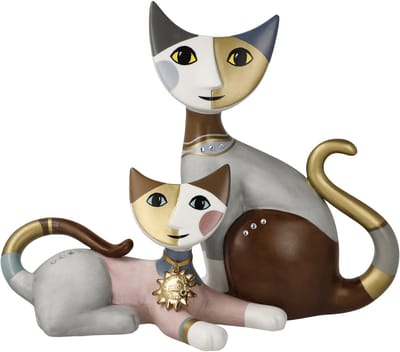 Goebel - Rosina Wachtmeister | Decoratief beeld Emma e Milo | Porselein - 21cm - Jaarkat 2025 - Limited Edition