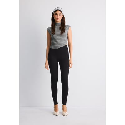 Stradivarius Tricot legging  Zwart XS
