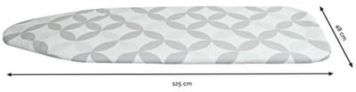 Strijkplankhoes Katoen 48x125 cm met Elastische Band - Perfecte Pasvorm voor Comfortabel Strijken