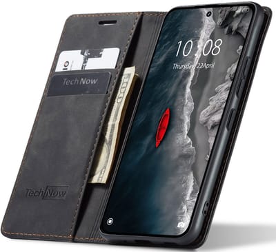 Hoesje geschikt voor Xiaomi Redmi 15 Ultra - Book Case Leer Slimline Zwart