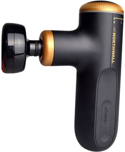 Northwall G2 Mini - Massage Gun Professioneel - Gold Series - Massage Apparaat - Infrarood Massagekop - Massage Pistool Inclusief Koffer - 5 Opzetstukken