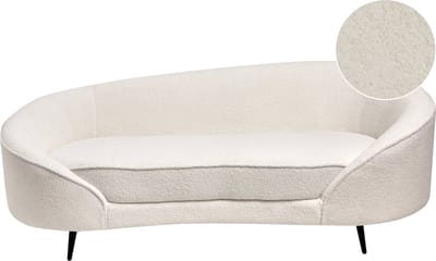 SAVAR - Tweezitsbank - Wit - Bouclé