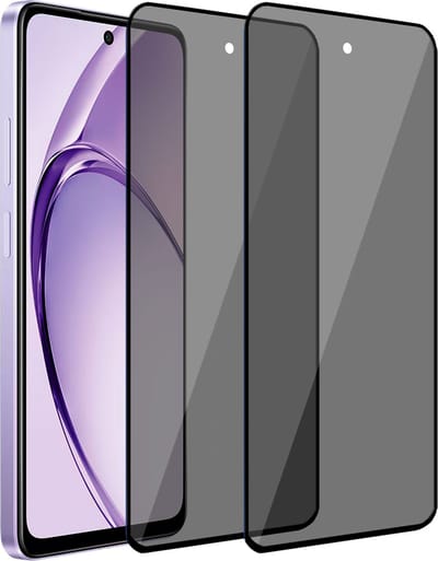 2x Geschikt voor OPPO A40 4G/A40M 4G /OPPO A60 5G - Privacy Screenprotector - Beschermglas - Privé GuardCover