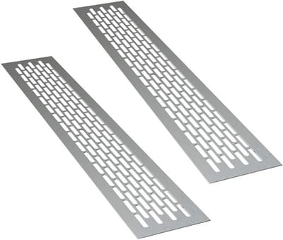 Aluminium Ventilatierooster - Rechthoekig 48 x 8 cm | Luchtafvoer
