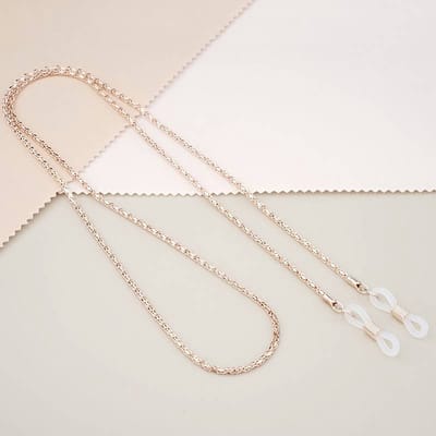 Zonnebrilkoord - Brillenkoord - Zonnebril koord - Zonnebril Ketting - Dames - Goud - Rose Goud - Rosé Goud - Gewoon Leuk!