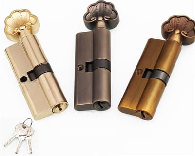 Deurslot Cilinder - Sluiting Binnendeur - Beveiliging Thuis - Anti-pick Pinnen - 70 MM - Goud