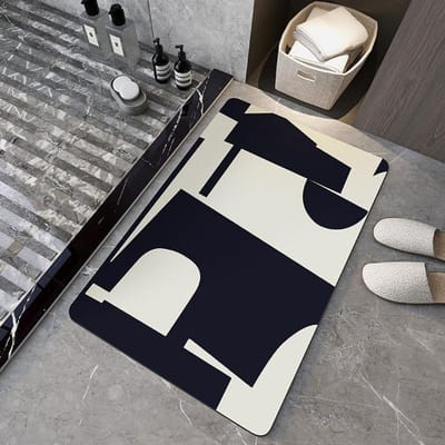 Badkamervloermat Tapijt Deurmat Deurrubber Absorberende Mat Toiletvloermat Antislipmat Deurmat 50*80cm
