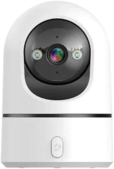 Beveiligingscamera Binnen - Slimme Camera - Baby Huisdier Monitoring - Automatische Bewegingsdetectie - 9 x 9 x 15 cm - Wit
