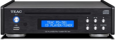 TEAC: PD-301 Tuner/CD-speler - Zwart