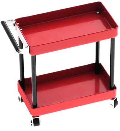 Dailygoods- Gereedschapswagen Duurzaam - Gereedschapsorganizers - Metalen Wagen - Wielen - Praktisch - Klein Formaat - Gereedschapskoffer