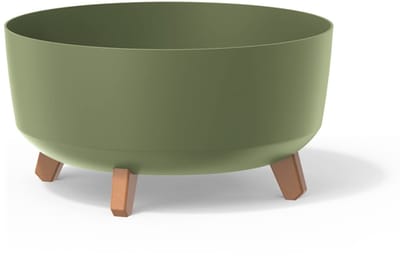 Color Verde Dierra, zondepósito, colección Gracia de 38 x 38 x 19,5 cm, inhoud 14,3 l