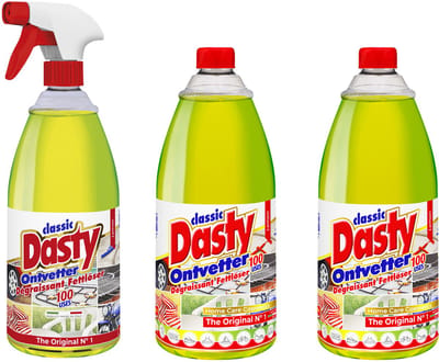 Dasty Ontvetter Voordeelpack: 1x Spuitfles + 2 x Navulling
