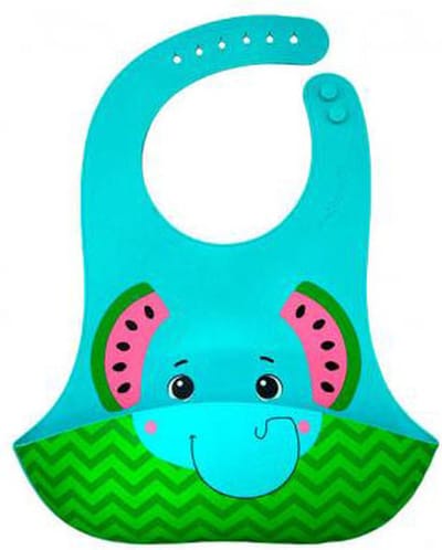 Frootimals Siliconen Slabbetje – Olifant – Baby & Kind – BPA-vrij