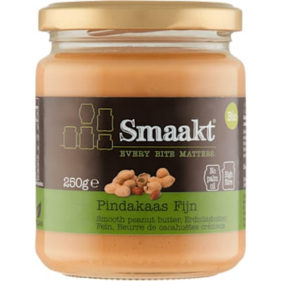 Pindakaas fijn biologisch