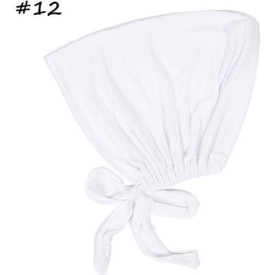 Mode Modal Katoen Jersey Hijab Sjaal Lange Moslim Sjaal Effen Zachte Tulband Strik Hoofddoeken Voor Vrouwen Afrika Hoofdband 170x60cm Y1649YY- white