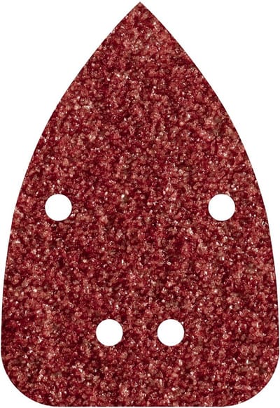 wolfcraft - Mouse Schuurpapier Korrel 80 - 10 stuks - 96 x 136 mm - Zelfhechtend multischuurmachine schuurblad - 1757000