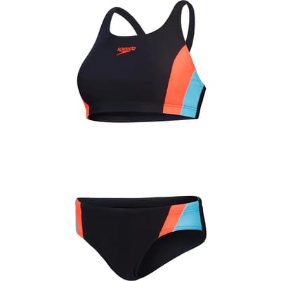 Dames zwempak 2-delig Speedo Colourblock Splice 2.0