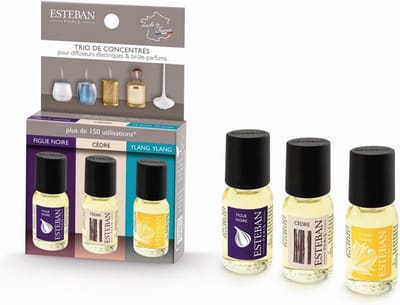 Esteban Giftset Essentiële geurolie Figue Noire/Cedre/Ylang Ylang