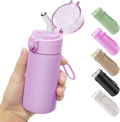 Mini geïsoleerde waterbeker van 150 ml in roze - Perfect voor onderweg, herbruikbaar en stijlvol