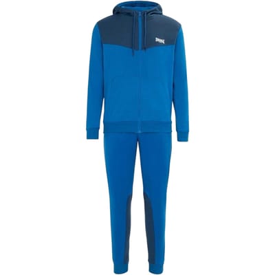 Lonsdale Tweekleurig trainingspak van katoenmix voor heren (Royaal Blauw, Marine)
