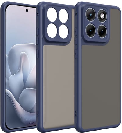 Coverup Hoesje - Geschikt voor Motorola Edge 70 Fusion Hoesje - Coverup Mat Transparante Back Cover met Camera Cover - Blauw