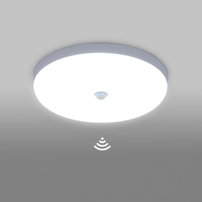 Haobosic - Sensor Plafondlamp - Rond Wit - 30W LED - 6500K Koud Wit