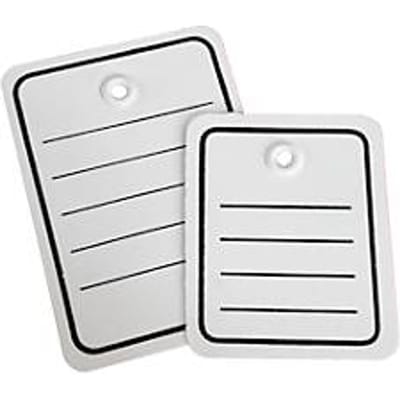Hanglabels voor producten, gelinieerd, 40 x 50 mm, 1000 labels