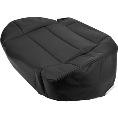 Housse de protection inférieure de siège conducteur en cuir PU, étanche, de remplacement pour Ford 2001-2003, Noir noir