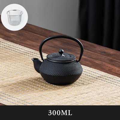 Théière en fer avec infuseur en acier inoxydable Théière en fonte japonaise Thé Oolong Thé Kung Fu Thé Puer Bouilloire à thé
