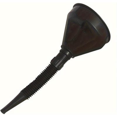 Entonnoir extensible coloré pour voitures et motos - Tuyau durable, outil de réparation DIY noir