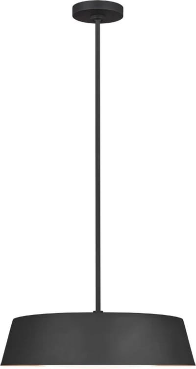 Landelijke Hanglamp - Steady Lighting - Metaal - Landelijk - E14 - L: 48.5cm - Voor Binnen - Woonkamer - Eetkamer - Zwart