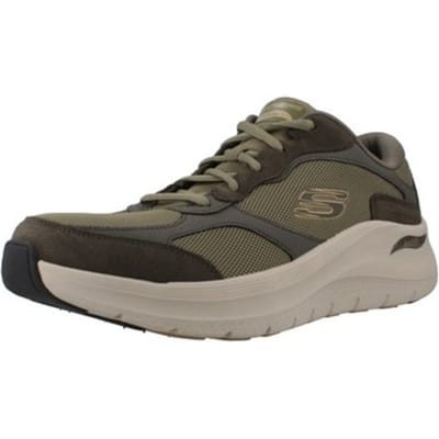 Skechers Arch Fit 2.0 - The Keep - Heren Sneakers - Olijfgroen