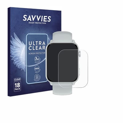 Savvies - Screenprotector voor Blackview R30 Max - Folie Beschermfolie transparant 18 Stuks