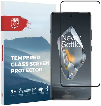 Rosso Screen Protector Geschikt voor OnePlus 12R | 9H Tempered Glass | Glasplaatje | Beschermlaag | Beschermglas | 9H Hardheid