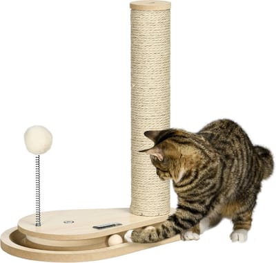 Krabpaal - Krabpaal Voor Katten - Krabpaal Kat - Krabpaal Met Schraper Paal
