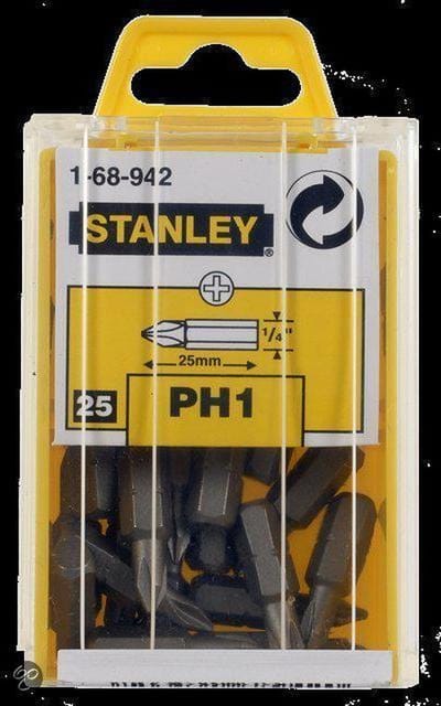 Stanley 1/4" Bits Phillips Nr1