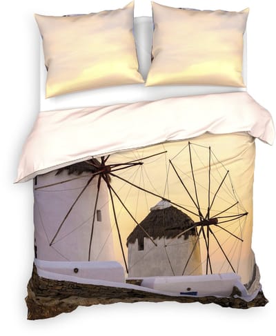 Heckettlane Dekbedovertrek Parker - Tweepersoons - Bamboe - 200x200-220 cm - Multi