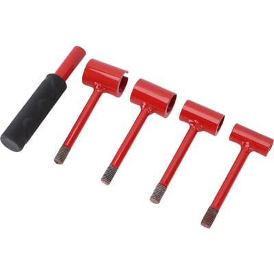Deur Scharnier Afstelgereedschap 4-delige Set Heavy Duty Spleet Afstel Sleutel Gebruiksvriendelijk voor Residentieel Commercieel Rood rood