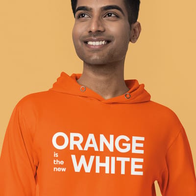 Oranje EK Hoodie Orange Is The New White MAAT XS