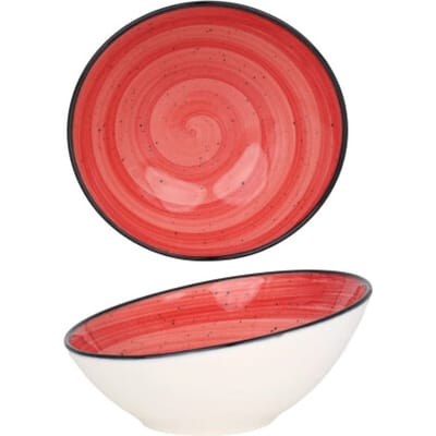Bonna Serveerschaal - Aura Passion - Porselein - 18 cm (450cc) - set van 2