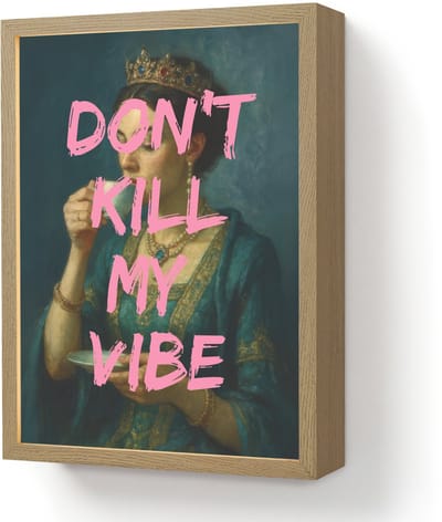 Wandlamp 30x40 cm - Oplaadbaar - Vrouw - Portret - Kroon - Wandlampen binnen woonkamer - Slaapkamer lamp - Decoratieve nachtlamp - Vloerlamp draadloos