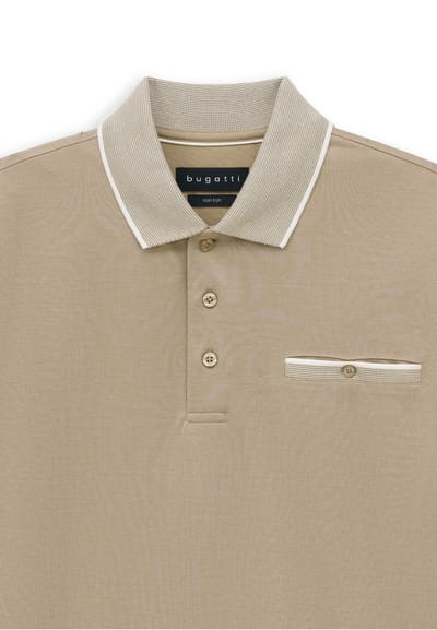 Bugatti Herren Polo shirt Modern Fit met borstzak