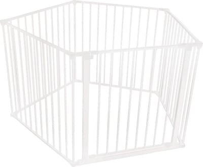 Safetots Grondbox, Pentagon, Wit, 70cm Hoog, Baby Speelpen