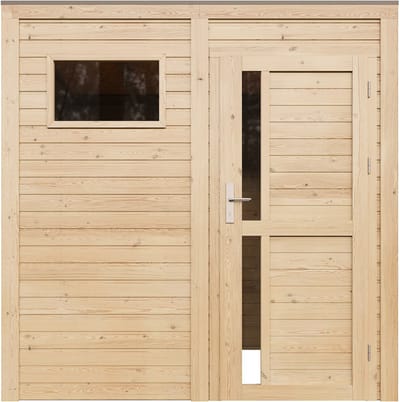 Timbela M325F1 - Houten tuinhuis - 4,20 m² - 202x208xH210 cm - zonder vloer