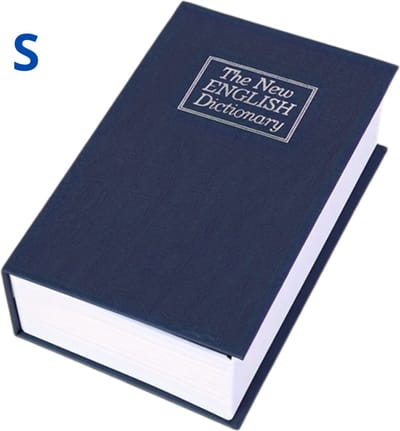 Bovista Spaarpot Met Slot - Geldkistje Met Gleuf - Met Sleuteltje - Met Slotje - Geheime Kluis - Verborgen Kluis - Stash Can - Stash Secret - Geheime Opbergruimte - Blauw & Klein